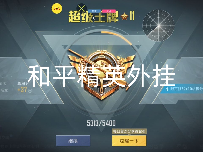 和平精英外挂-和平兵王直装的功能和教程